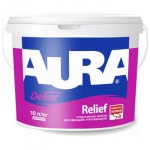 AURA Dekor RELIEF - структурная краска для творческого моделирования 2,25л
