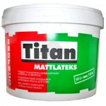 Titan Mattlatex - Глубокоматовая акриловая моющаяся краска для стен 2,5л