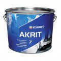Akrit 7 Eskaro - Моющаяся шелково-матовая краска для стен 0,95л