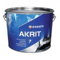 Akrit 7 Eskaro - Моющаяся шелково-матовая краска для стен 4,75л